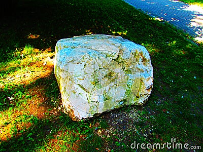 Just a piece of big rock. Stock Photo