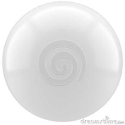 White pearl sphere Stock Photo