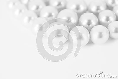 White Pearls Stock Photo