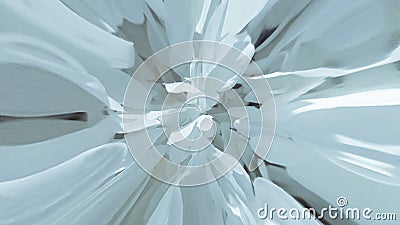 White Petals Abstract Art Background Painting Stock Photo