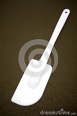 White plastic kitchen tool Stock Photo