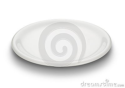 White plate Stock Photo