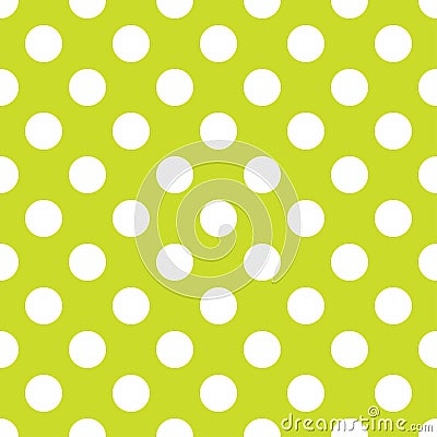 White polkadots over colored backdrop. Dotted, dots, circles pattern, background Geometry is seamlessly repeatable Vector Illustration