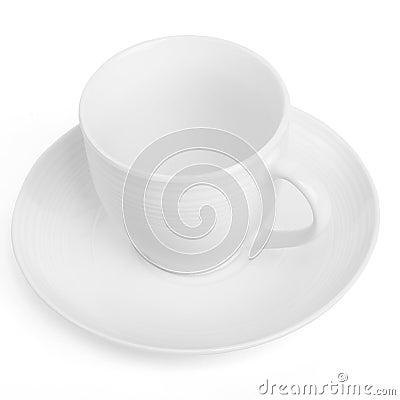 White porcelain cup Stock Photo