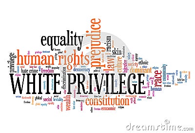 White privilege Stock Photo