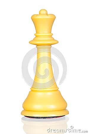 White queen chess piece Stock Photo