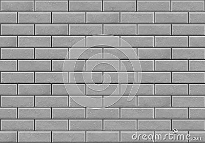White realistic vector seamless brickwork wall texture. Vector Illustration