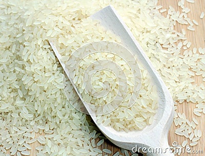 White rice Stock Photo