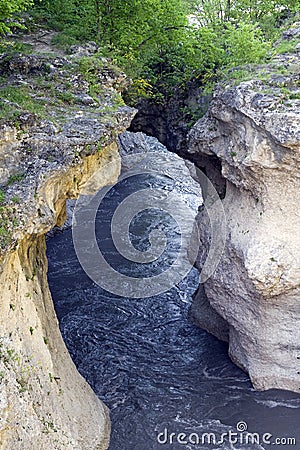 White River Gorge, the Republic of Adygea, Russia Stock Photo