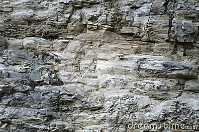 White rock wall Stock Photo