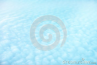 White rolling clouds background Stock Photo