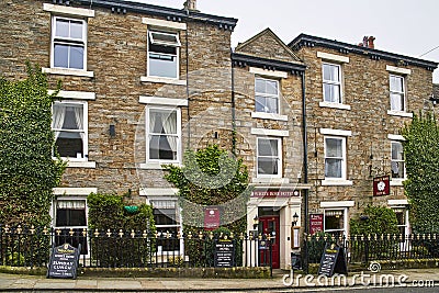 The White Rose Hotel, Yorkshire Dales , Askrigg Wensleydale Editorial Stock Photo