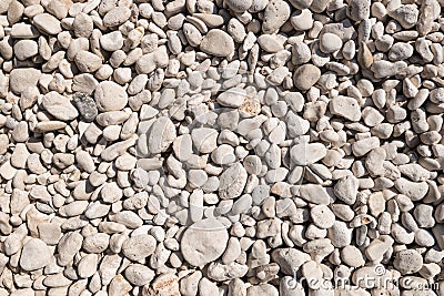 White rounded boulders close up Stock Photo