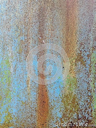 White rusty metal surface texture background, closeup metallic Stock Photo