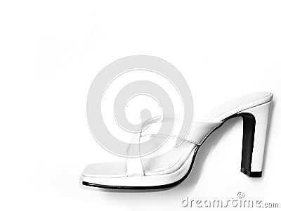 White Sandals Stock Photo