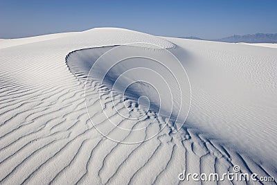 White Sands Stock Photo