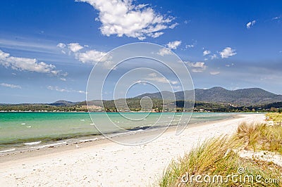 Raspins Beach - Orford Stock Photo