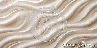 white sandy beach or desert sand dunes tileable texture Stock Photo