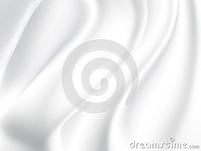 White satin Stock Photo