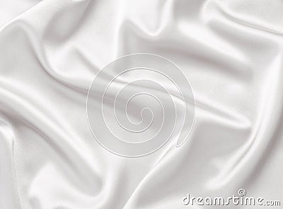 White satin or silk background Stock Photo