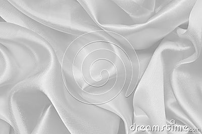 White satin Stock Photo