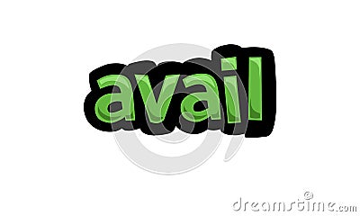 White screen animation video written AVAIL Stock Photo