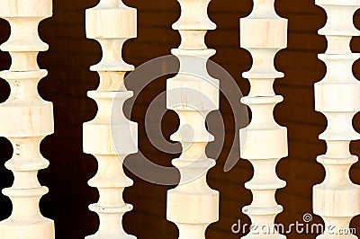 White sculpture wood Stock Photo