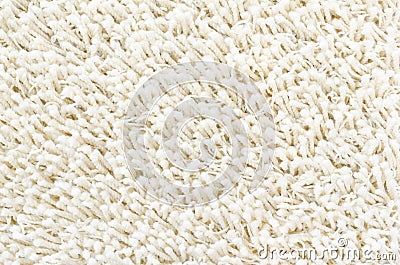White shaggy carpet Stock Photo