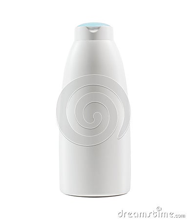 White shampoo bottle Stock Photo