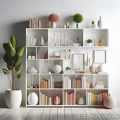 White shelve Stock Photo