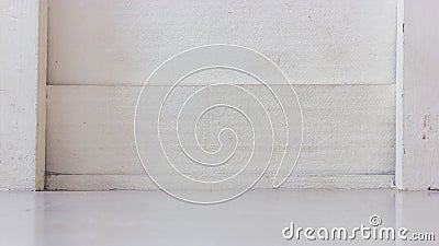 White Shera Wood Wall, Background Stock Photo