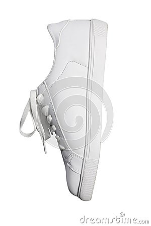 White shoes isolated. Stock Photo