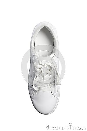 White shoes isolated Stock Photo