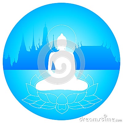 Buddha in Buddhism sitting Stock Photo