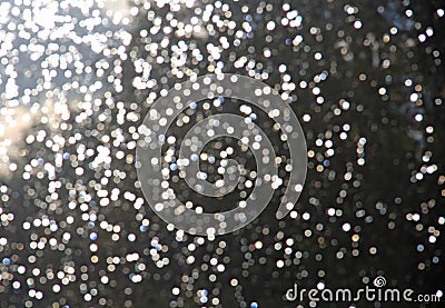 White Silver Sparkles with grey black ground Stock Photo