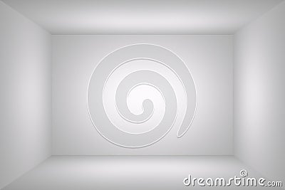 White simple empty room Stock Photo