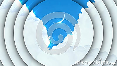 White Skyscape Abstract Background Shapes and Blurs Stock Photo