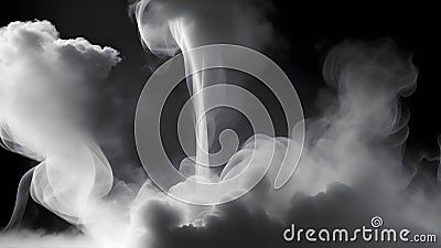 white smoke dark background mysterious magic surprise blurred magical Stock Photo