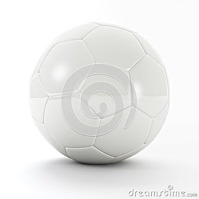 White Soccer Ball Royalty Free Stock Photography - Image: 13341627