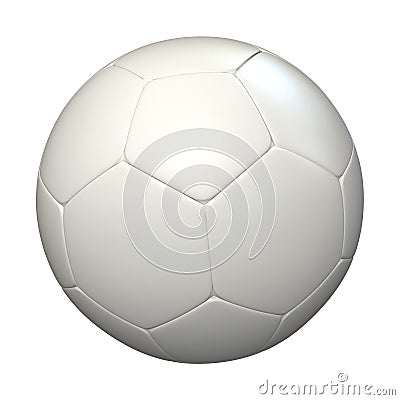 White soccer ball Stock Photo