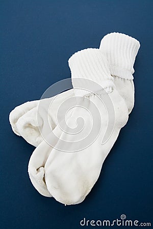 White Socks Stock Photo