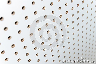 White soundproof wall Stock Photo