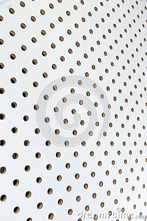 White soundproof wall Stock Photo