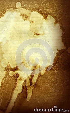 White Splotch On Grunge Background Stock Photo