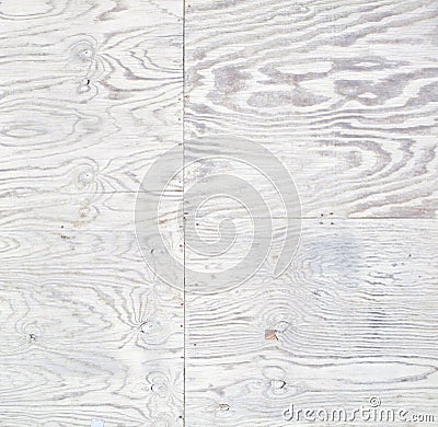 White Stained Weathered Plywood Stock Photo