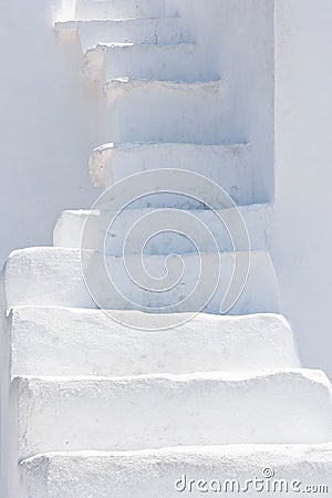 White stairs Stock Photo