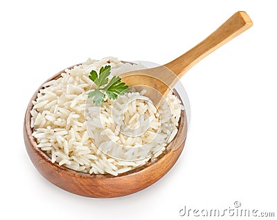 White steamed rice Stock Photo