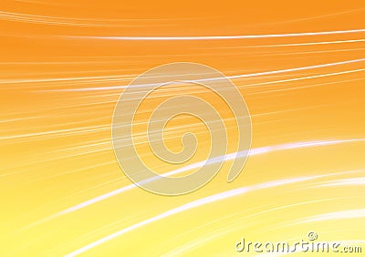 White strips of brush strokes on orange background Stock Photo