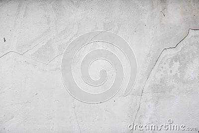 White stucco wall background. White painted cement wall texture. Loft style Stock Photo