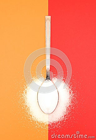 White Sugar Stock Photo